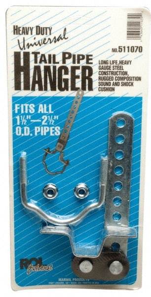 Made in USA - 4-1/4" Long, Steel Tailpipe Hanger - 1-1/2" OD - Top Tool & Supply