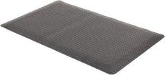 Wearwell - 5' Long x 3' Wide, Dry Environment, Anti-Fatigue Matting - Black, Vinyl with Urethane Sponge Base, Beveled on 4 Sides - Top Tool & Supply