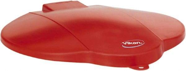 Vikan - 3 Gal Polypropylene Pail Lid - Red, For Use with 5689 - Top Tool & Supply