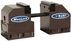 Kurt - 3-1/2" Jaw Width, 4-5/8" High x 8" Long Vise - For Use with 5 Axis Workholding Systems - Top Tool & Supply