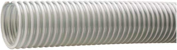 Kuriyama of America - 2-1/2" ID x 3.07" OD, 40 Max psi, Full In. Hg, Dry Material Handling & Transfer Hose - PVC, -40 to 150°F, 3" Bend Radius, 100' Coil Length, Clear - Top Tool & Supply