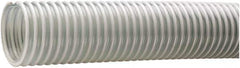 Kuriyama of America - 4" ID x 4.76" OD, 35 Max psi, Full In. Hg, Dry Material Handling & Transfer Hose - PVC, -40 to 150°F, 6" Bend Radius, 100' Coil Length, Clear - Top Tool & Supply