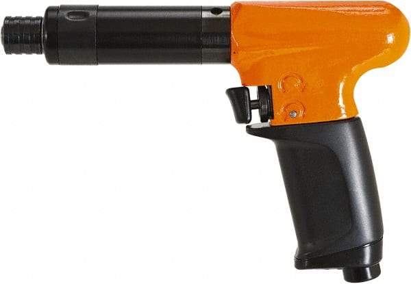 Cleco - 1/4" Bit Holder, 660 RPM, Pistol Grip Handle Air Screwdriver - 10 to 45 In/Lb Torque, 1/8" Inlet, 11 CFM - Top Tool & Supply