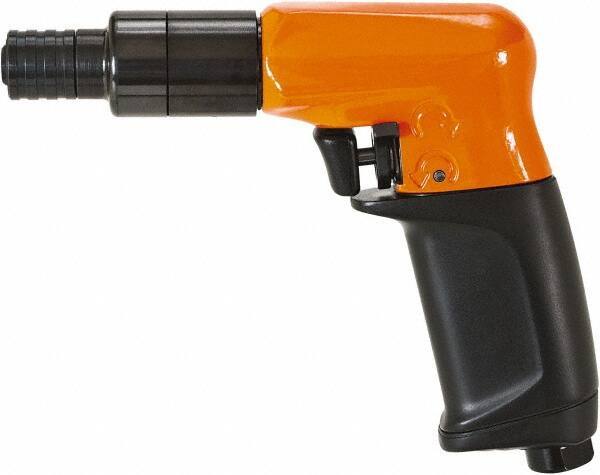 Cleco - 1/4" Bit Holder, 1,900 RPM, Pistol Grip Handle Air Screwdriver - 26 In/Lb Torque, 1/8" Inlet, 11 CFM - Top Tool & Supply