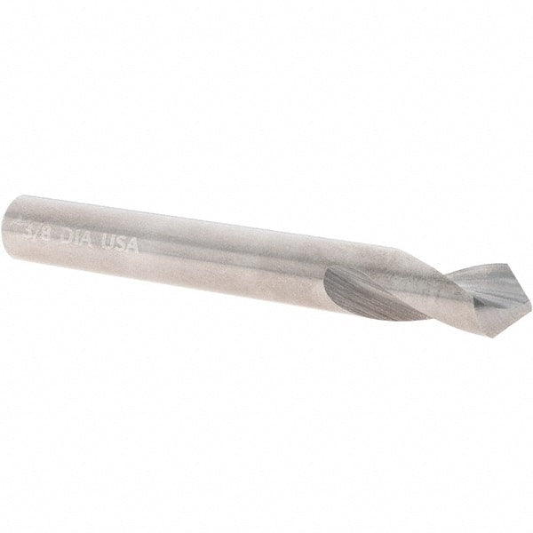 Chicago-Latrobe - 3/8" Body Diam, 90°, 3-1/8" OAL, Solid Carbide Spotting Drill - Top Tool & Supply