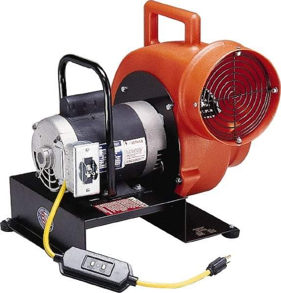 Allegro - 8" Inlet, Direct Drive, 4 hp, 1,850, 760 CFM, Blower - 10 Amp Rating, 115 Volts, 1,140 & 1,725 RPM - Top Tool & Supply