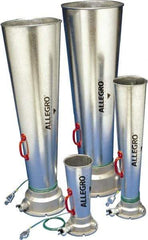 Allegro - 46.06 Inch Long, Galvanized Steel Venturi Style Pneumatic Blowers - 1 Inch NPT, 14.37 Inch Base Diameter, 14-1/4 Inch Face Diameter - Top Tool & Supply