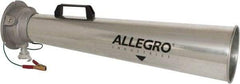 Allegro - 30-1/2 Inch Long, Galvanized Steel Venturi Style Pneumatic Blowers - 1/2 Inch NPT, 7.31 Inch Base Diameter, 7 Inch Face Diameter - Top Tool & Supply