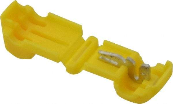 3M - 12 AWG, Nylon, Fully Insulated, Female Wire Disconnect - 1/4 Inch Wide Tab, Yellow, CSA Certified, CSA LR32411, UL File E70512, UL Listed - Top Tool & Supply