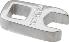 Proto - 7mm 1/4" Drive Chrome Crowfoot Wrench - 33/64" Head Diam x 0.218" Head Thickness, 0.93" OAL - Top Tool & Supply