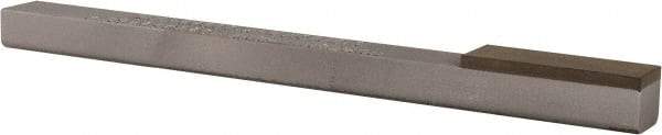 Norton - Coarse, 1" Length of Cut, Single End Diamond Hone - 10/20 Micron, 3/8" Wide x 1/4" High x 4" OAL - Top Tool & Supply