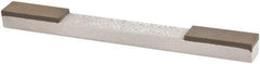 Norton - Extra Fine & Super Fine, 1" Length of Cut, Double End Diamond Hone - 320 & 400 Grit, 3/8" Wide x 1/4" High x 4" OAL - Top Tool & Supply