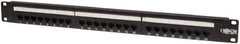 Tripp-Lite - Electrical Enclosure Steel Patch Panel - For Use with Racks - Top Tool & Supply