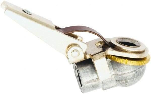 Milton - 150 Max psi Closed Check Zinc Air Chuck - Ball Foot with Clip Chuck, 7/16 UNS - Top Tool & Supply