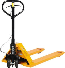 Vestil - 5,500 Lb Capacity, 7-3/4" Lift Economy Pallet Truck - 2-7/8" Min Lift Height, 48" Fork Length x 27" Fork Width, 27" Overall Width - Top Tool & Supply