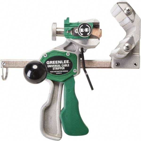 Greenlee - 1/2" to 3" Capacity Cable Wire Stripper - 1/2" Min Wire Gage - Top Tool & Supply