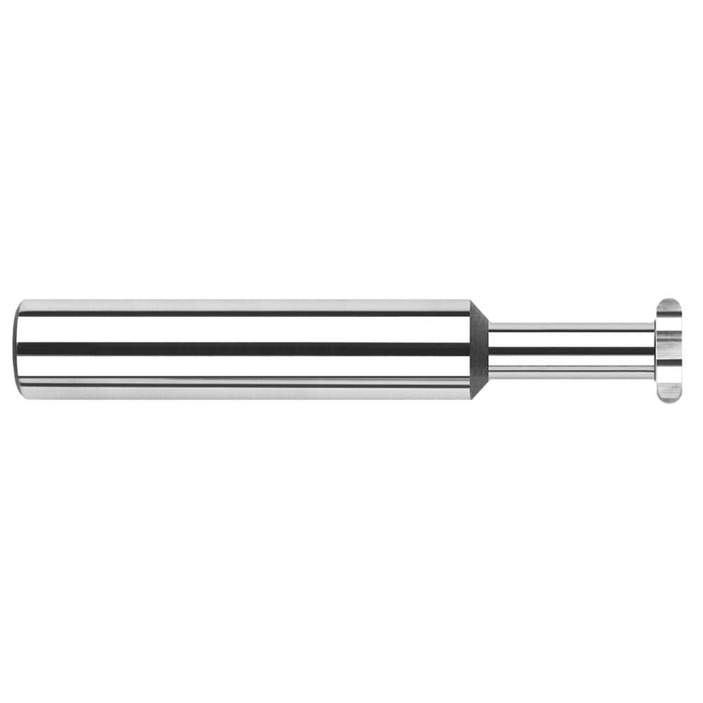 Harvey Tool - 5/8" Cut Diam, 1/4" Cut Width, 5/8" Shank, Straight-Tooth Woodruff Keyseat Cutter - Top Tool & Supply