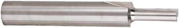 Freud - 3/8" Diam, 1/4" Shank Diam, 3/8" Length of Cut, 2 Flute Double Edge Straight Router Bit - 1-3/4" Overall Length, Solid Carbide - Top Tool & Supply