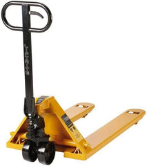 Lift-Rite - 5,500 Lb Capacity, 7-7/8" Lift Industrial Pallet Truck - 3" Min Lift Height, 36" Fork Length x 7" Fork Width, 20-1/2" Overall Width - Top Tool & Supply