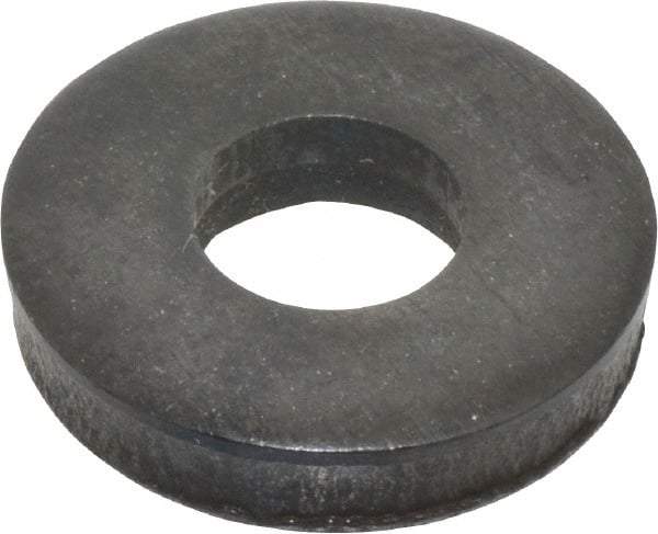 Gibraltar - 5/16" Screw, Steel Standard Flat Washer - 11/32" ID x 53/64" OD, 3/16" Thick, Black Oxide Finish - Top Tool & Supply