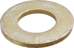 Gibraltar - 1-1/2" Screw, Alloy Steel Structural Flat Washer - 1-9/16" ID x 3" OD, 1/4" Thick, Zinc Yellow Dichromate Finish - Top Tool & Supply