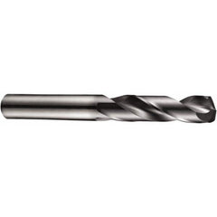 Screw Machine Length Drill Bit: 0.1535″ Dia, 140 °, Solid Carbide TiAlN Finish, Right Hand Cut, Spiral Flute, Straight-Cylindrical Shank, Series R458