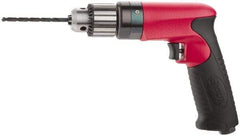 Sioux Tools - 1/4" Keyed Chuck - Pistol Grip Handle, 2,600 RPM, 11.8 LPS, 25 CFM, 0.6 hp - Top Tool & Supply