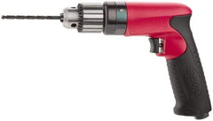 Sioux Tools - 1/4" Keyed Chuck - Pistol Grip Handle, 6,000 RPM, 11.8 LPS, 25 CFM, 0.6 hp - Top Tool & Supply