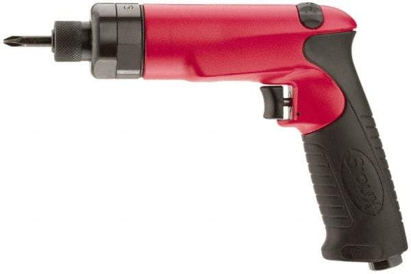 Sioux Tools - 1/4" Bit Holder, 700 RPM, Pistol Grip Handle Air Screwdriver - 220 In/Lb Torque, 30 CFM - Top Tool & Supply