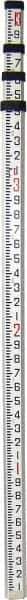 Johnson Level & Tool - Optical Level Aluminum Grade Rod - 4 Sections, 13 Ft. Overall Length - Top Tool & Supply