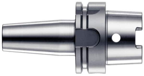 Bilz - 5/8" Hole Diam, HSK63A Taper Shank Shrink Fit Tool Holder & Adapter - 119.99mm Projection, 27mm Nose Diam, 49.99mm Clamping Depth, 18,000 RPM, Through Coolant - Exact Industrial Supply