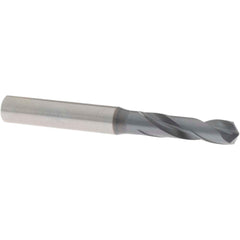 Screw Machine Length Drill Bit: 0.3281″ Dia, 130 °, XPM Coated, Right Hand Cut, Spiral Flute, Straight-Cylindrical Shank, Series 1900