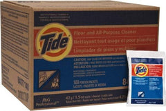 Tide - Packet Cleaner - Use on Fiberglass, Linoleum, Plastic, Stainless Steel, Wood - Top Tool & Supply