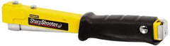 Stanley - Manual Hammer Tacker - 1/4, 5/16, 3/8" Staples, Yellow & Black, Steel - Top Tool & Supply