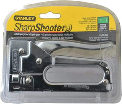 Stanley - Manual Staple Gun - 1/4, 5/16, 3/8" Staples, Chrome, Steel with Chrome Finish - Top Tool & Supply