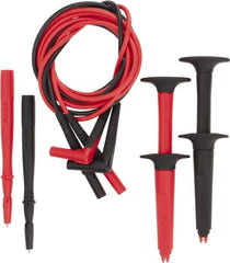 Fluke - Black/Red Electrical Test Equipment Leads Set - Top Tool & Supply