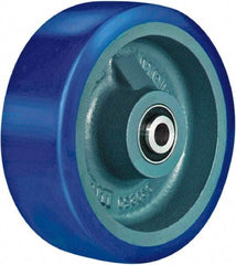 Hamilton - 6 Inch Diameter x 2 Inch Wide, Polyurethane Mold on to Cast Iron Center Caster Wheel - 960 Lb. Capacity, 2-1/4 Inch Hub Length, 1/2 Inch Axle Diameter, Sealed Precision Ball Bearing - Top Tool & Supply