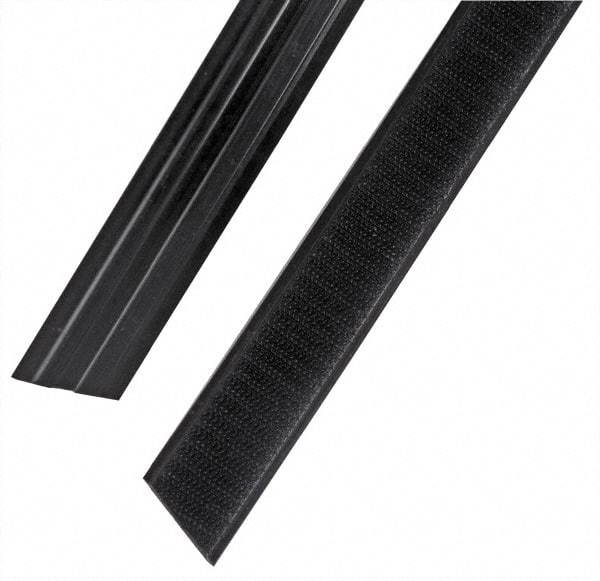 Rubbermaid - 35" Long x 1.1" Wide Microfiber Hook & Loop Replacement Set - Black, Hook & Loop - Top Tool & Supply