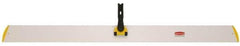 Rubbermaid - 48.1" Long x 3-1/2" Wide Aluminum Dust Mop Frame - Yellow, Quick Connect - Top Tool & Supply