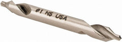 Hertel - #1 Plain Cut 60° Incl Angle High Speed Steel Combo Drill & Countersink - Top Tool & Supply