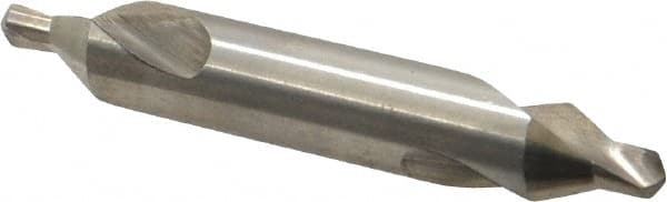 Hertel - #5 Plain Cut 60° Incl Angle High Speed Steel Combo Drill & Countersink - Top Tool & Supply