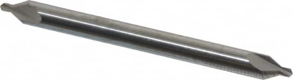 Hertel - #1 Plain Cut 60° Incl Angle Solid Carbide Combo Drill & Countersink - Top Tool & Supply