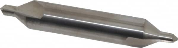 Hertel - #6 Plain Cut 60° Incl Angle Solid Carbide Combo Drill & Countersink - Top Tool & Supply