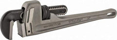 Proto - 14" Aluminum Straight Pipe Wrench - 2" Pipe Capacity - Top Tool & Supply