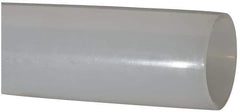 Made in USA - 2" ID x 2-1/4" OD, 1/8" Wall Thickness, Cut to Length (100' Standard Length) LLDPE Tube - Natural, 63 Max psi, 44 Shore D Hardness - Top Tool & Supply