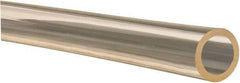 Made in USA - 3/4" ID x 1" OD, 1/8" Wall Thickness, Cut to Length (50' Standard Length) Ester Urethane Tube - Natural, 55 Max psi, 85 Shore A Hardness - Top Tool & Supply