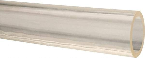 Made in USA - 7/8" ID x 1-1/8" OD, 1/8" Wall Thickness, Cut to Length (50' Standard Length) Ester Urethane Tube - Natural, 45 Max psi, 85 Shore A Hardness - Top Tool & Supply