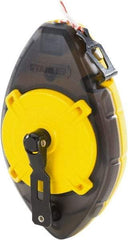 Stanley - 100' Long Chalk Reel - Yellow & Black, Includes Chalk Reel - Top Tool & Supply