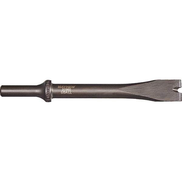 Mayhew - 1/2" Head Width, 6-1/4" OAL, Slotting Tool Chisel - Round Drive, Round Shank, Steel - Top Tool & Supply