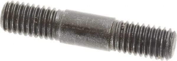 Gibraltar - 1/2-13 2-1/2" OAL Equal Double Threaded Stud - Alloy Steel, Black Oxide Finish, 7/8" Equal Thread Length - Top Tool & Supply